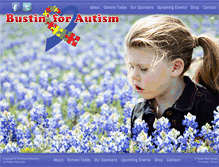Tablet Screenshot of bustin4autism.com